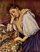 Paul Cezanne Junges italienisches Madchen oil painting reproduction